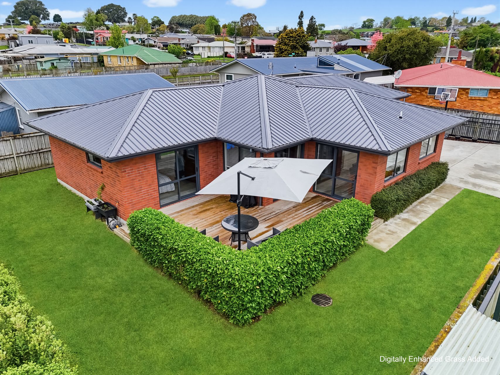 Sunlit Family Living with Deckside Appeal 1